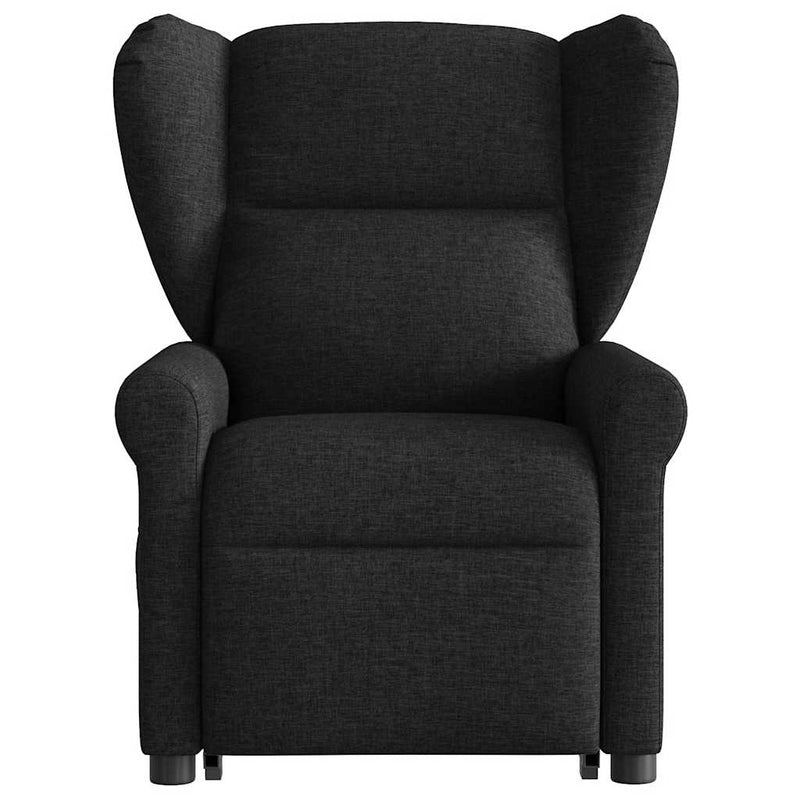 Fauteuil Lien - stof - verstelbaar - zwart