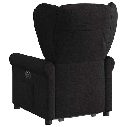 Fauteuil Lien - stof - verstelbaar - zwart