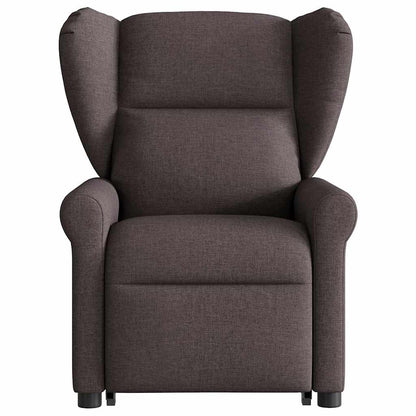 Fauteuil Lien - stof - verstelbaar - donkerbruin