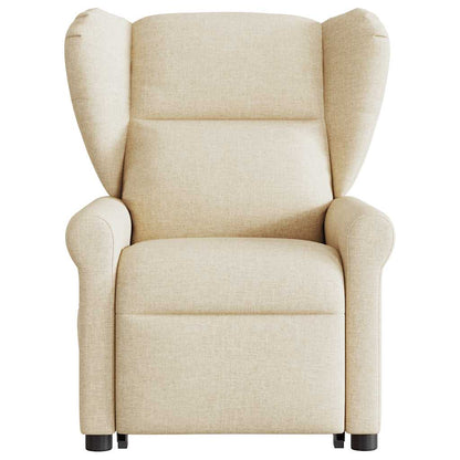 Fauteuil Lien - stof - verstelbaar - crème