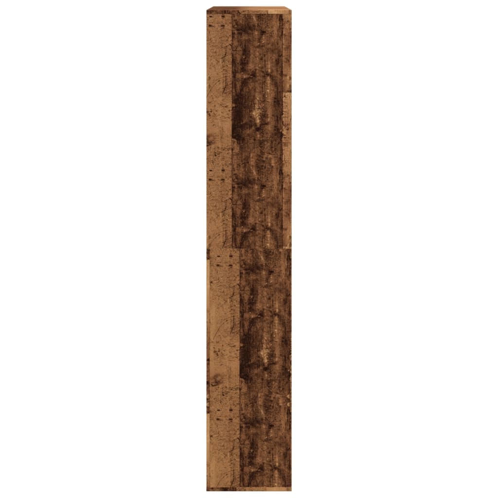 Boekenkast Timo - 100x33x187,5 cm - oud hout