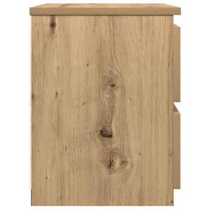 Nachtkastje Eleanor - bewerkt hout - 2 stuks