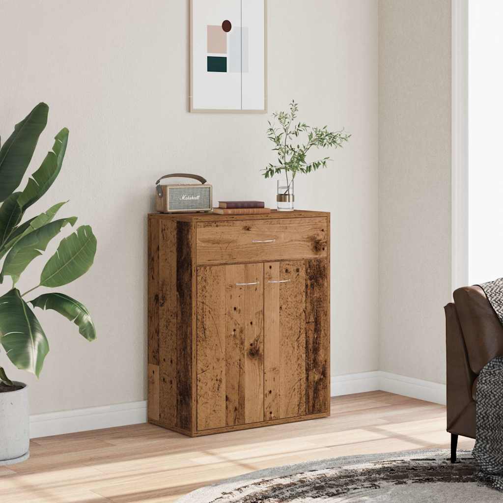 Dressoir Laurent - bewerkt hout - oud hout