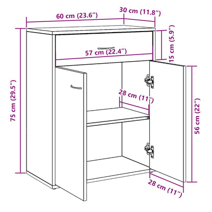 Dressoir Laurent - bewerkt hout - artisanaal eiken