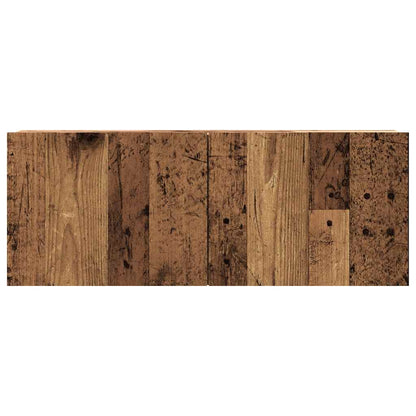 Tv-meubel Hidde - 80x30x30 cm - wandmeubel - oud hout