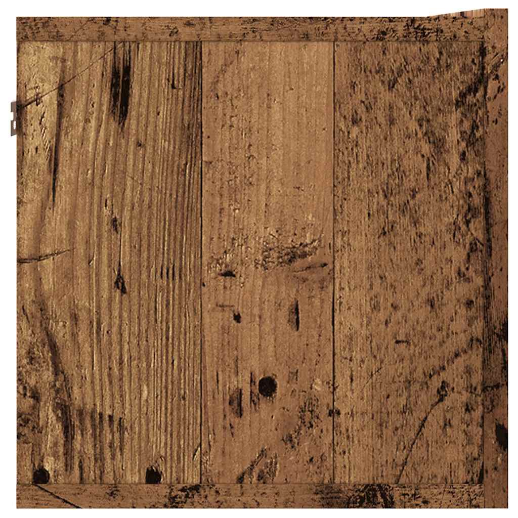 Tv-meubel Hidde - 80x30x30 cm - wandmeubel - oud hout