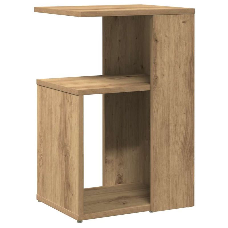 Bijzettafel Wesley - 36x30x56 cm - artisanaal eiken – extra afbeelding