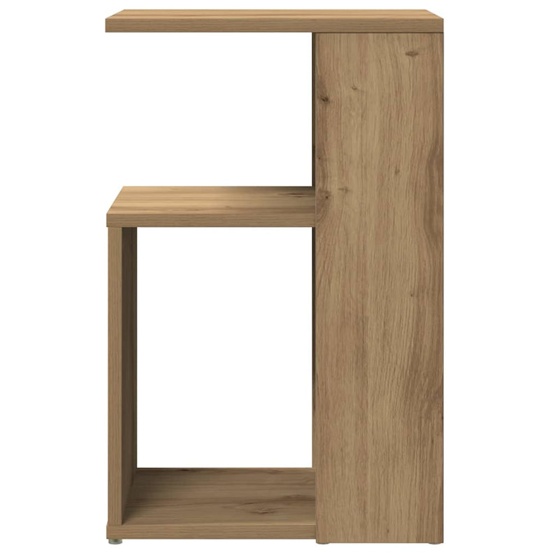 Bijzettafel Wesley - 36x30x56 cm - artisanaal eiken