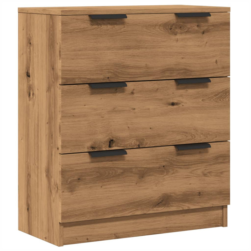 Dressoir James - bewerkt hout - met lade - Artisanaal eiken – extra afbeelding