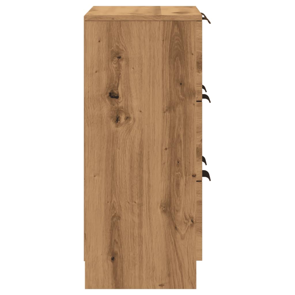 Dressoir James - bewerkt hout - met lade - Artisanaal eiken