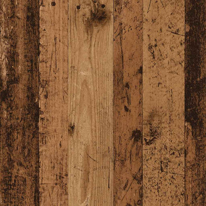 Kast Kevin - 30x30x190 cm - Bewerkt hout - oud hout
