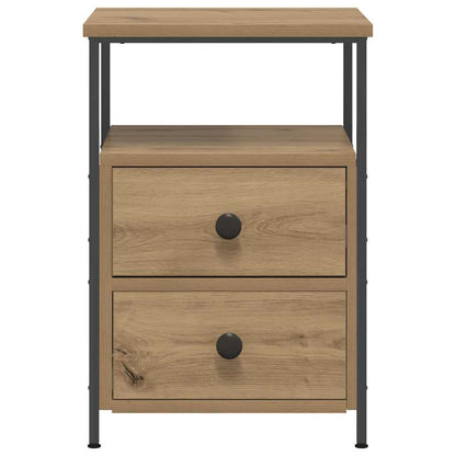 Nachtkastje Olivia - Bewerkt hout - Artisanaal eiken