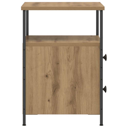 Nachtkastje Olivia - Bewerkt hout - Artisanaal eiken