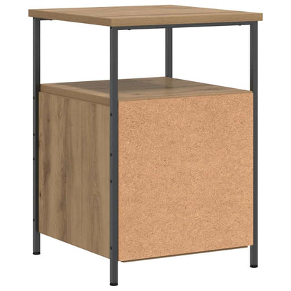 Nachtkastje Olivia - Bewerkt hout - Artisanaal eiken