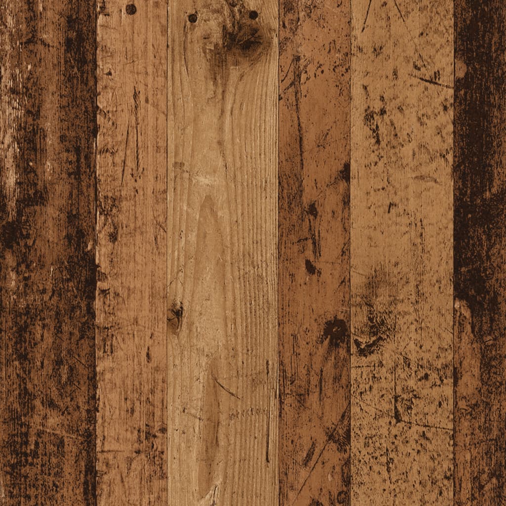 Nachtkastje Ellis - bewerkt hout - Oud hout