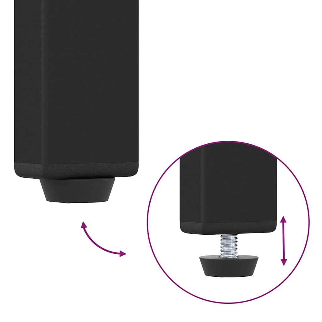 Nachtkastje Ellis - bewerkt hout