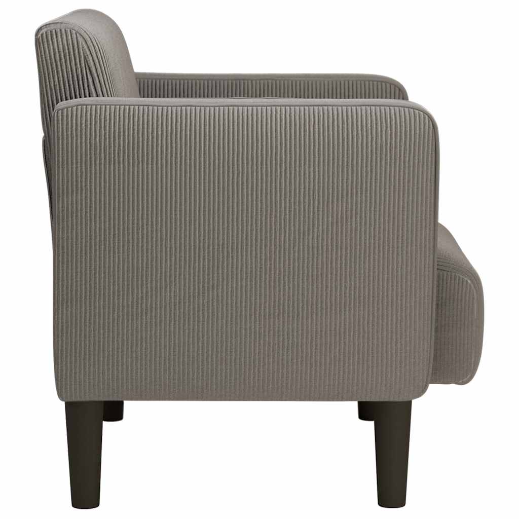 Fauteuil Rika - corduroy stof - met armleuningen