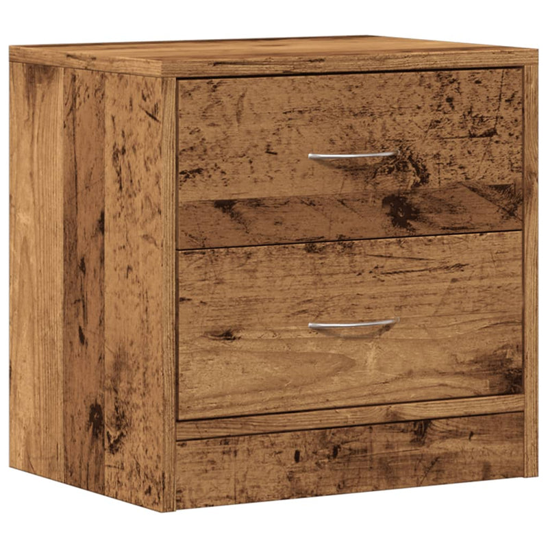 Nachtkastje Valerie - bewerkt hout - Oud hout – extra afbeelding