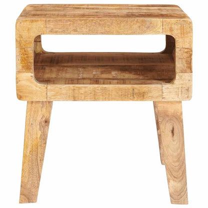 Bijzettafel Wout - massief hout - met plank