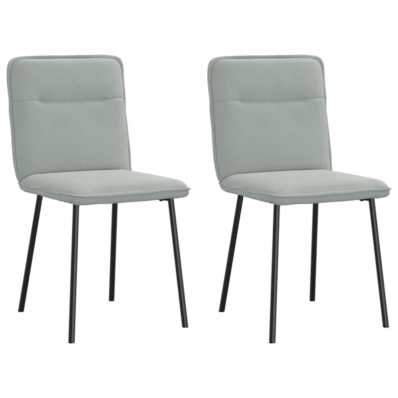 Eetkamerstoel Fenne - 2 stuks - lichtgrijs – extra afbeelding