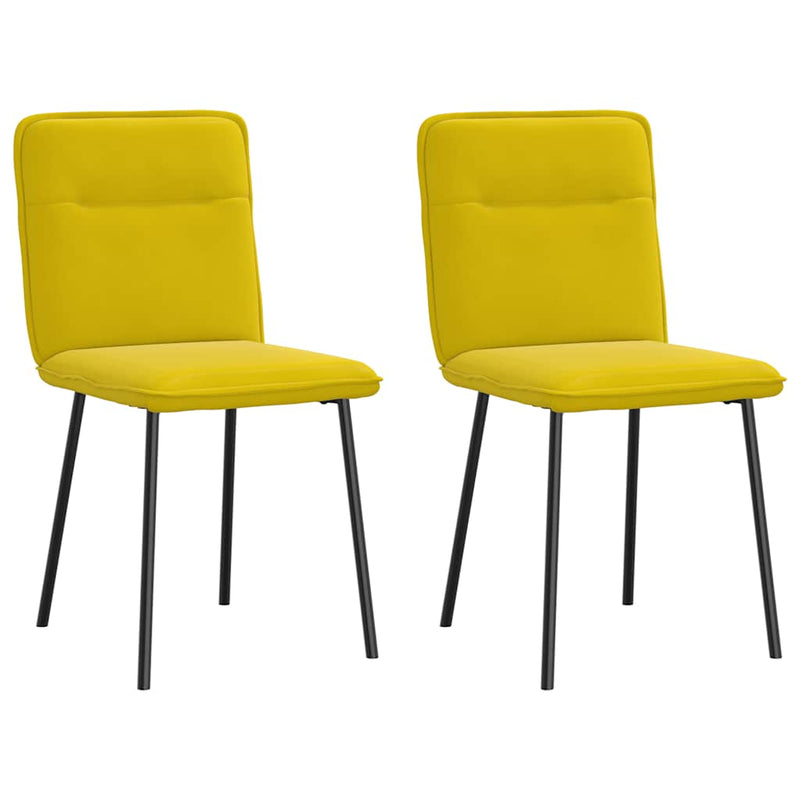 Eetkamerstoel Fenne - 2 stuks - geel – extra afbeelding