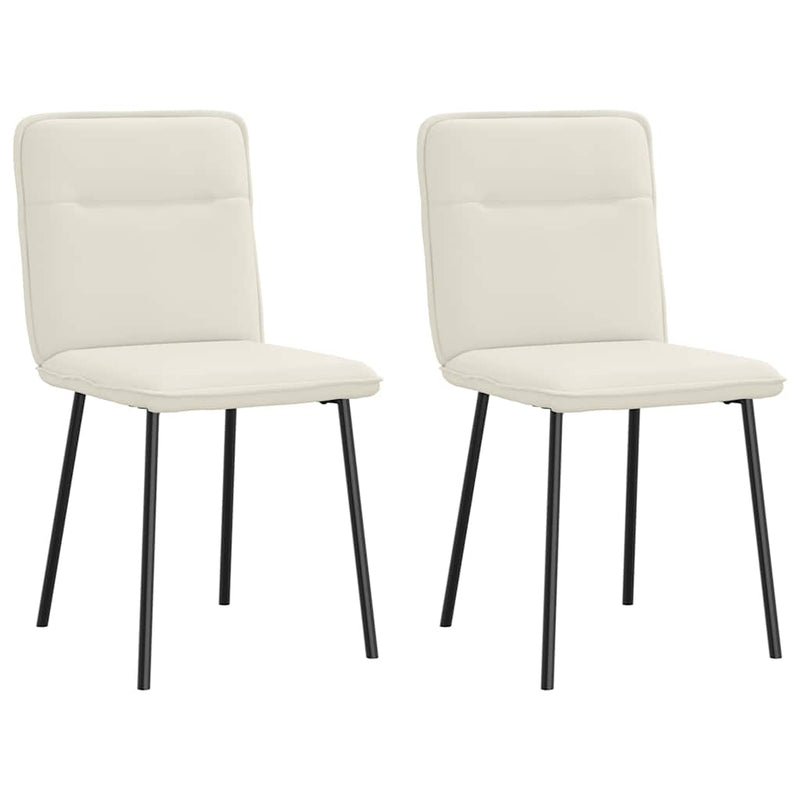 Eetkamerstoel Fenne - 2 stuks - crème – extra afbeelding