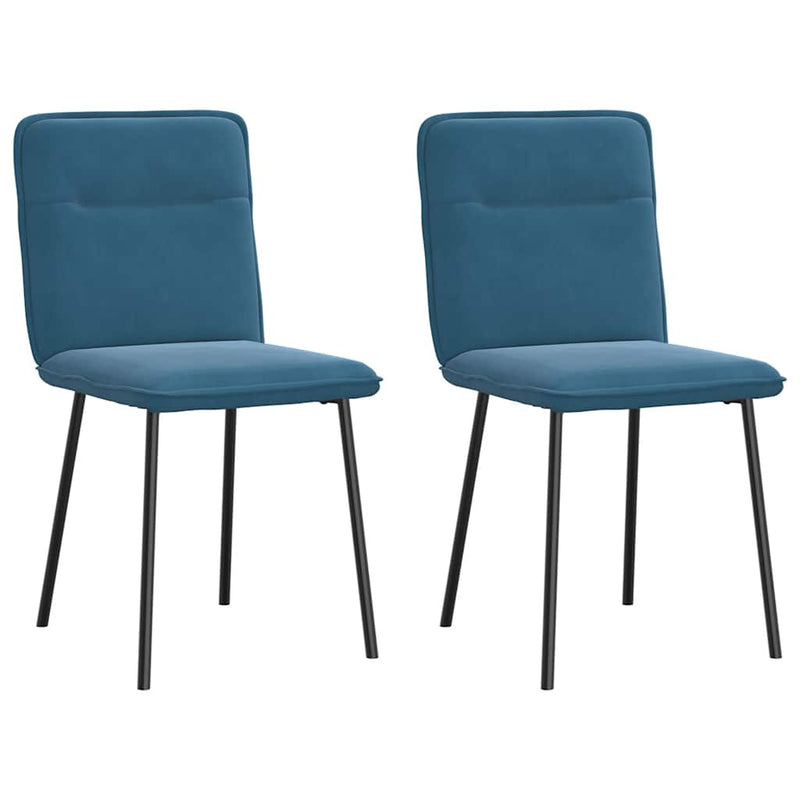 Eetkamerstoel Fenne - 2 stuks - blauw – extra afbeelding