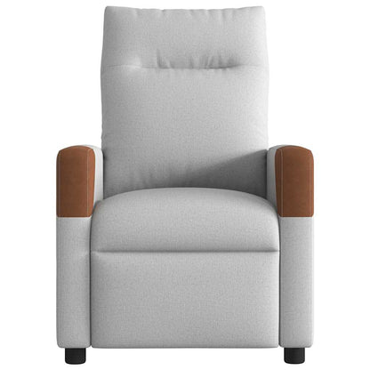 Fauteuil Liva - stof - verstelbaar - wolkengrijs