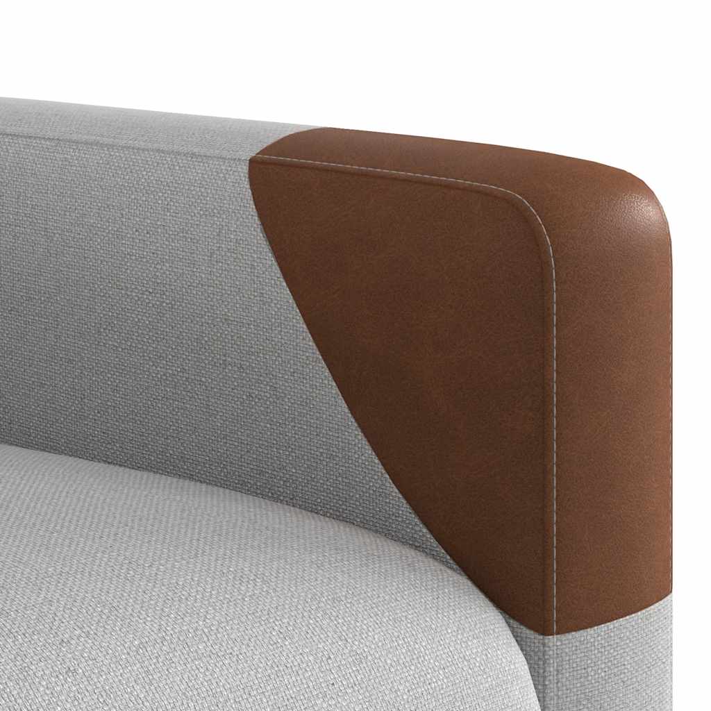 Fauteuil Liva - stof - verstelbaar - wolkengrijs