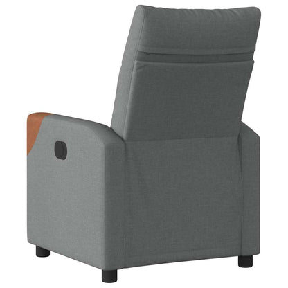 Fauteuil Liva - stof - verstelbaar - donkergrijs