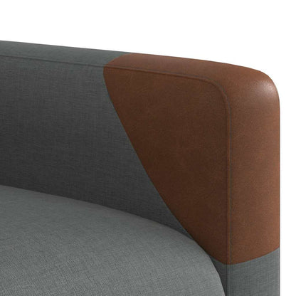 Fauteuil Liva - stof - verstelbaar - donkergrijs