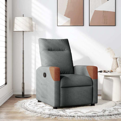 Fauteuil Liva - stof - verstelbaar - donkergrijs