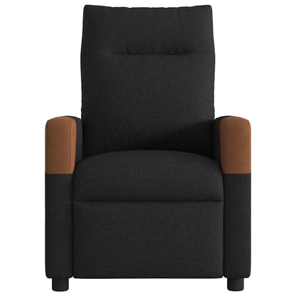 Fauteuil Liva - stof - verstelbaar - zwart
