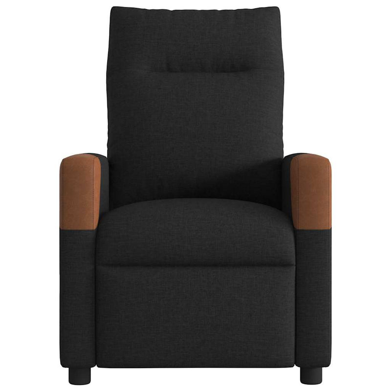 Fauteuil Liva - stof - verstelbaar - zwart