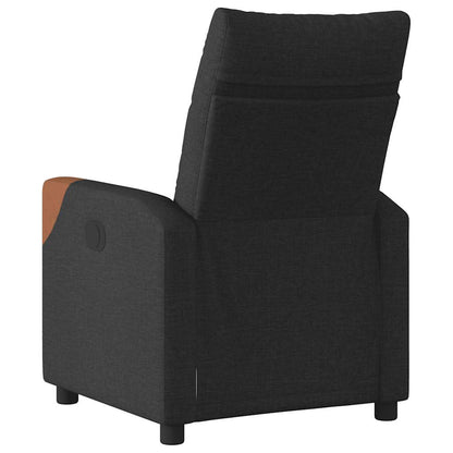Fauteuil Liva - stof - verstelbaar - zwart