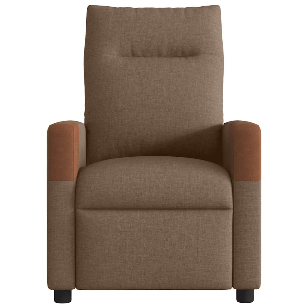 Fauteuil Liva - stof - verstelbaar - bruin