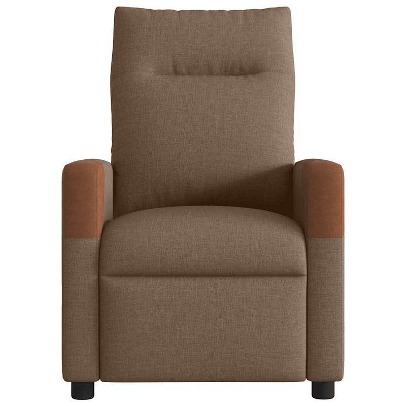 Fauteuil Liva - stof - verstelbaar - bruin