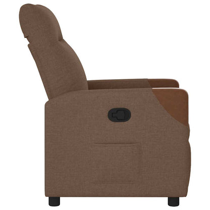 Fauteuil Liva - stof - verstelbaar - bruin