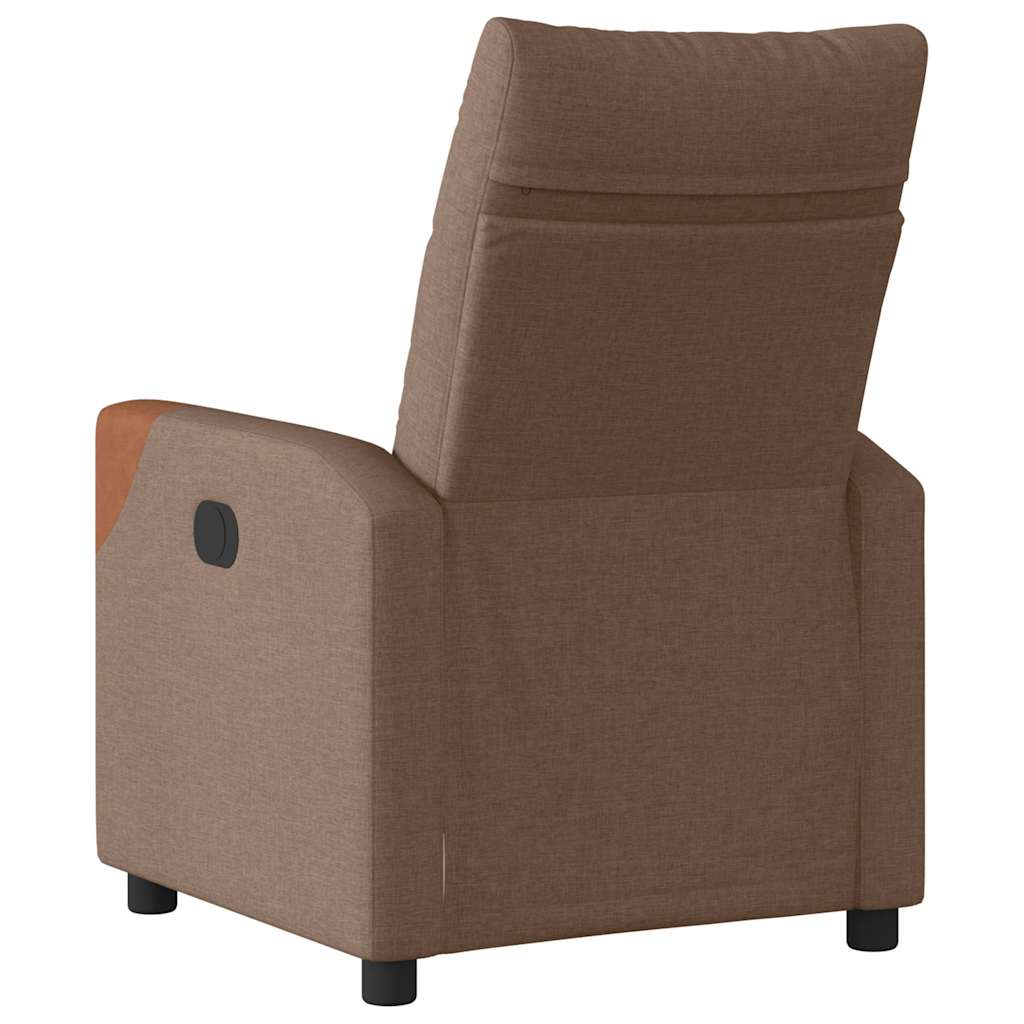 Fauteuil Liva - stof - verstelbaar - bruin