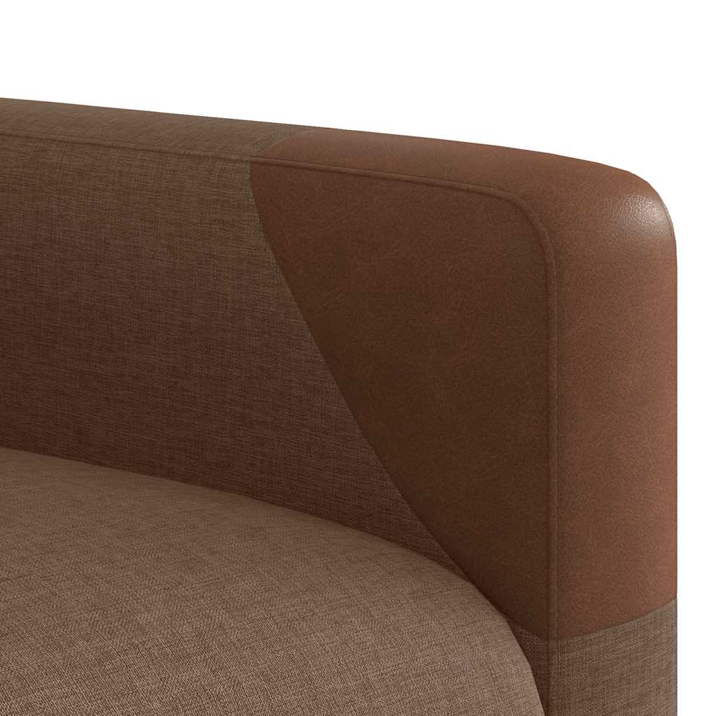 Fauteuil Liva - stof - verstelbaar - bruin