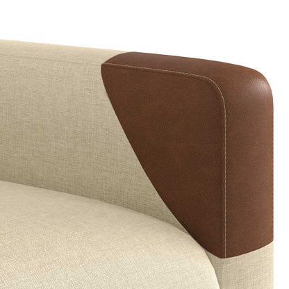 Fauteuil Liva - stof - verstelbaar - crème