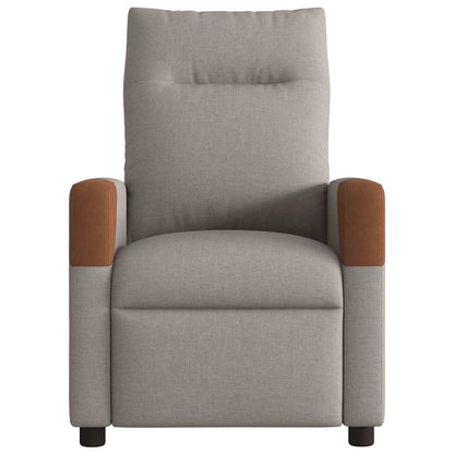 Fauteuil Liva - stof - verstelbaar - taupe
