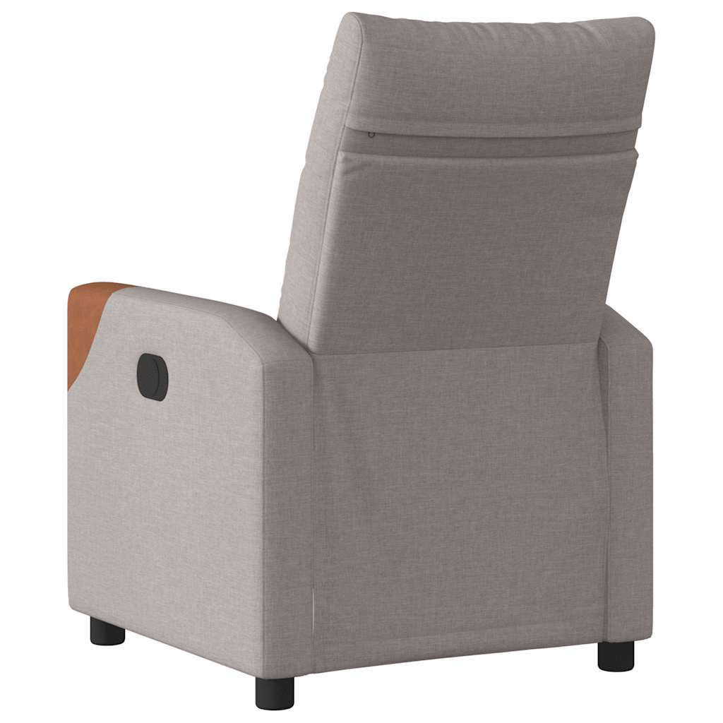 Fauteuil Liva - stof - verstelbaar - taupe