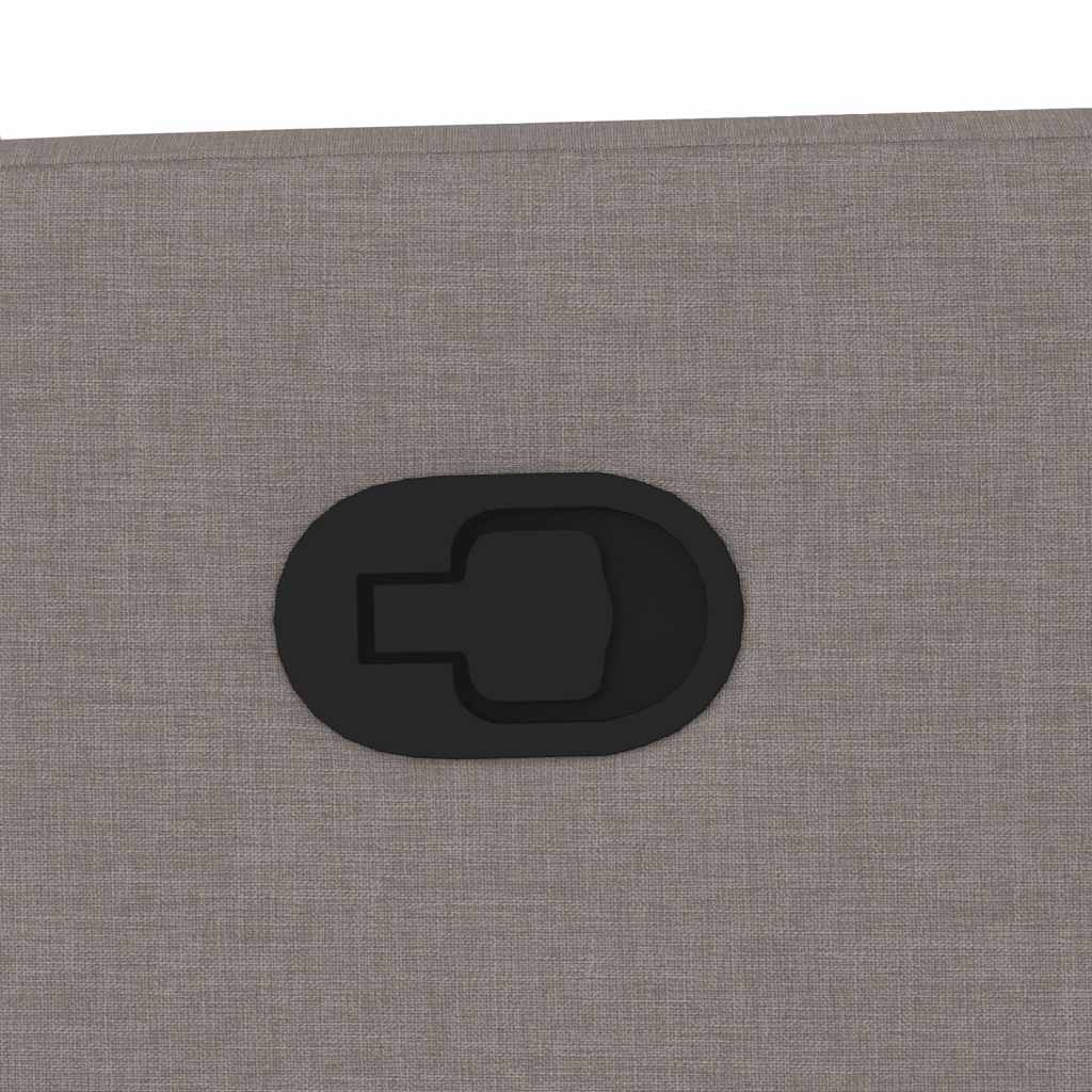 Fauteuil Liva - stof - verstelbaar - taupe