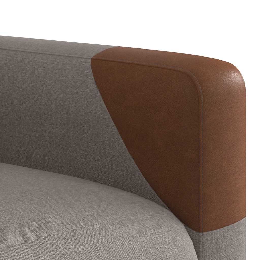 Fauteuil Liva - stof - verstelbaar - taupe