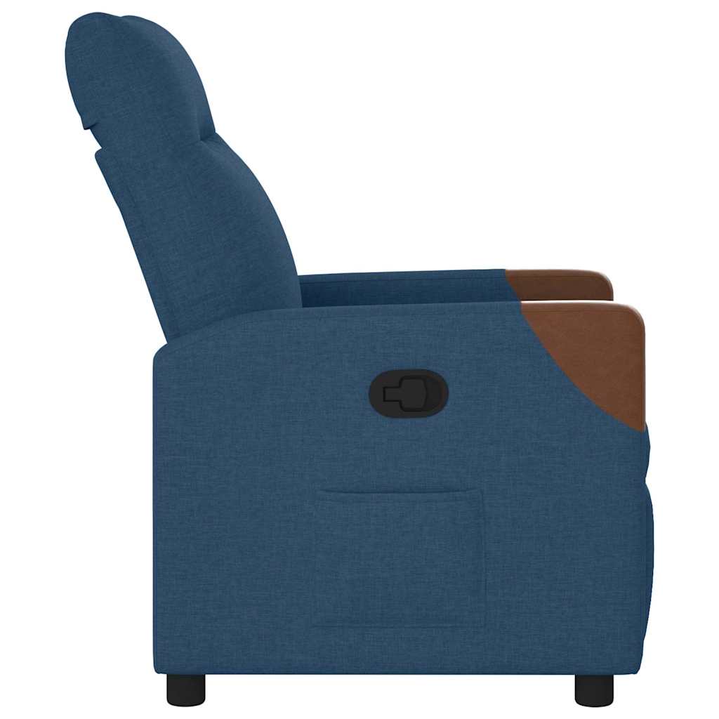 Fauteuil Liva - stof - verstelbaar - blauw