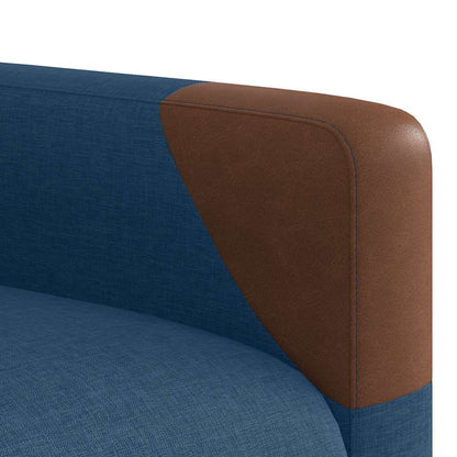 Fauteuil Liva - stof - verstelbaar - blauw