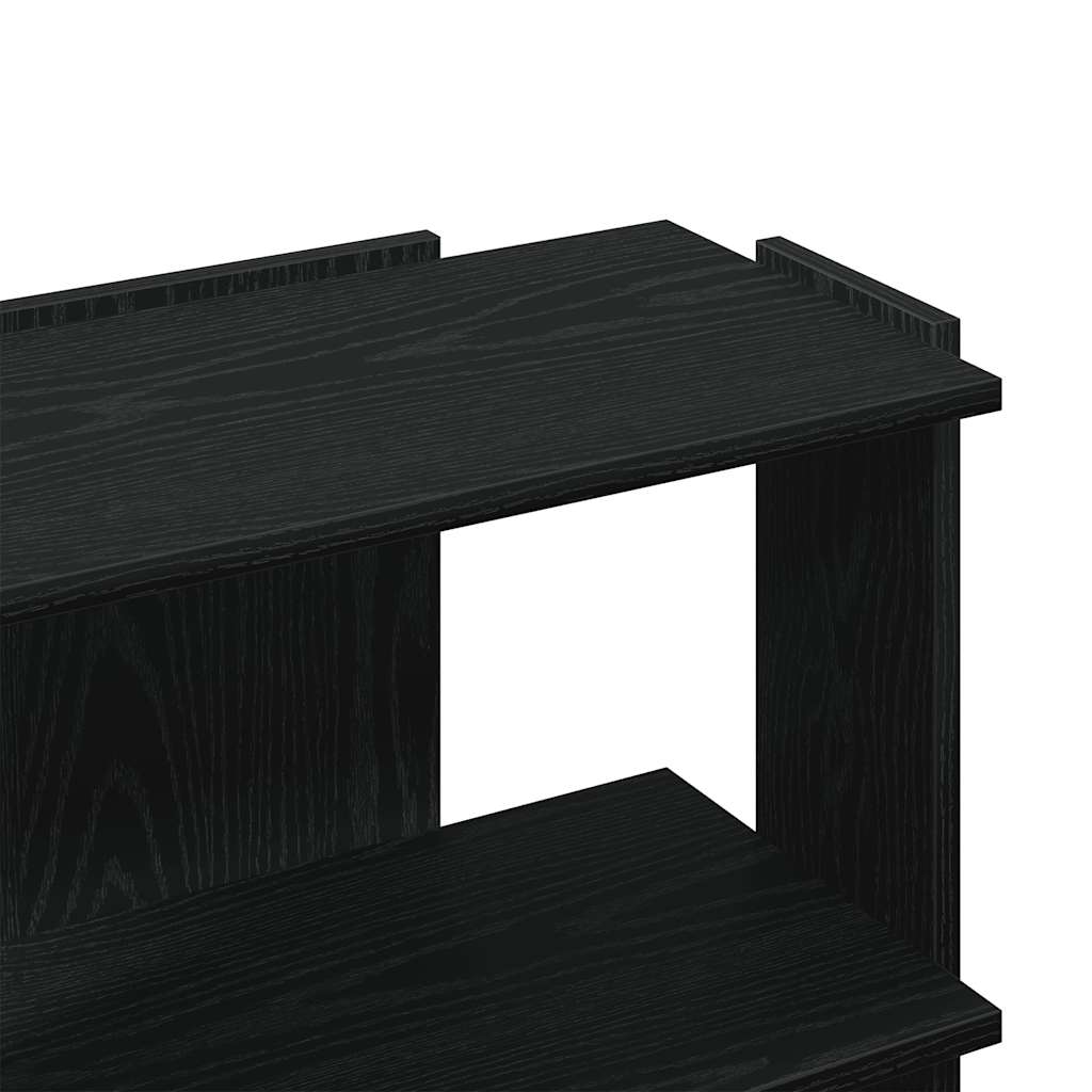 Boekenkast Henk - 2-laags - zwart