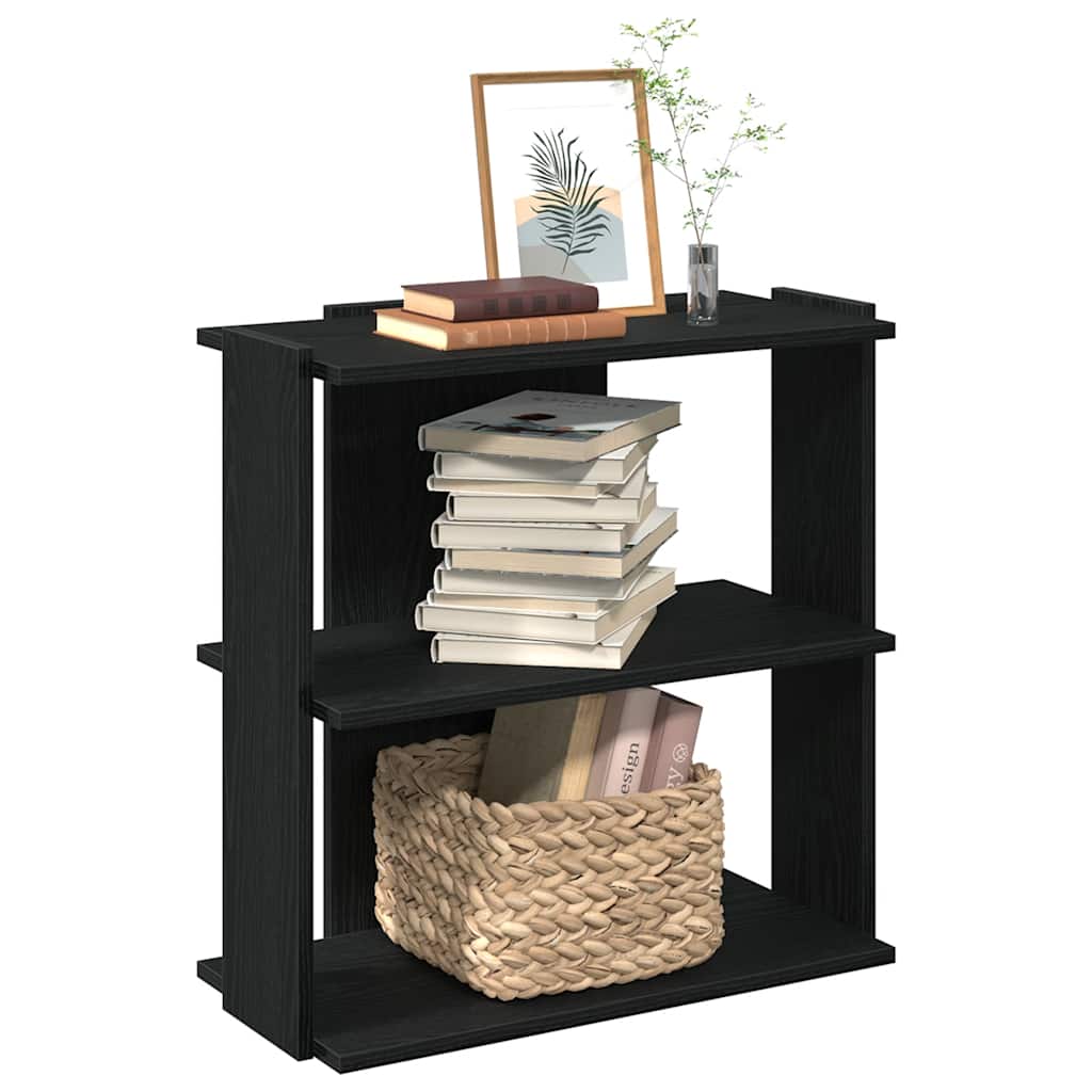 Boekenkast Henk - 2-laags - zwart