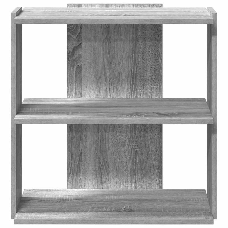 Boekenkast Henk - 2-laags - grijs sonoma